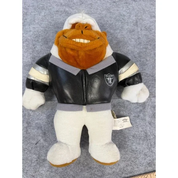 2001 NFL Oakland / Las Vegas Raiders Plush Stuffed Gorilla Team Jacket 9
