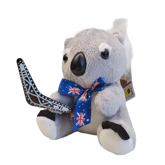Australian Koala Boom Up Souvenirs Boomerang Koala Plush Bear