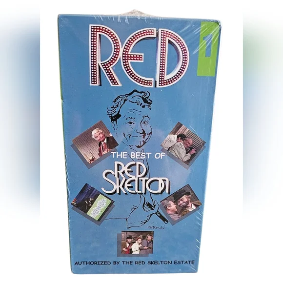 The Best of Red Skelton Set Of 4 VHS Still Wrapped In Plastic Have Not Been Used