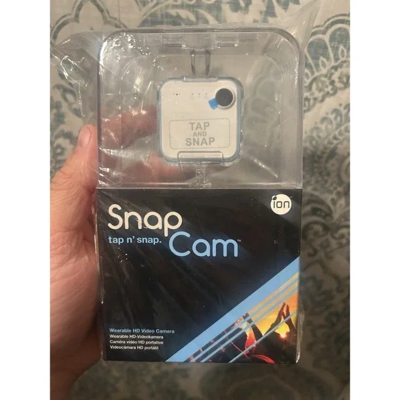 ion SnapCam Wearable HD Video‎ Camera NEW Sealed White And Baby Blue T2