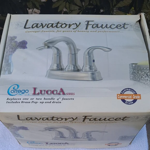 Lucca Series Brushed Nickel Bathroom Faucet