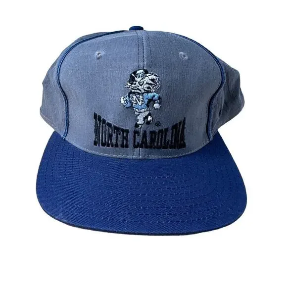North Carolina Tar Heels Snapback O/S Vtg Hat College Adjustable Front Row