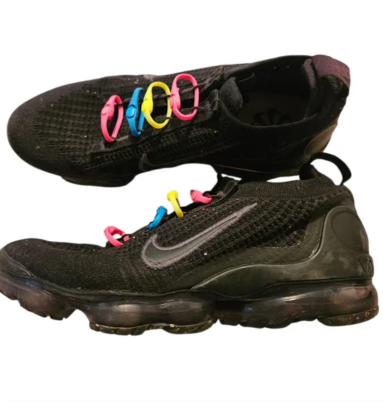 Nike Air Vapormax 2021 Flyknit Black Anthracite Kids 4.5Y Women’s 6