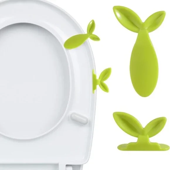 6 Pcs Toilet Seat Lid Lifter, Cute Sprout Shape - BRAND NEW