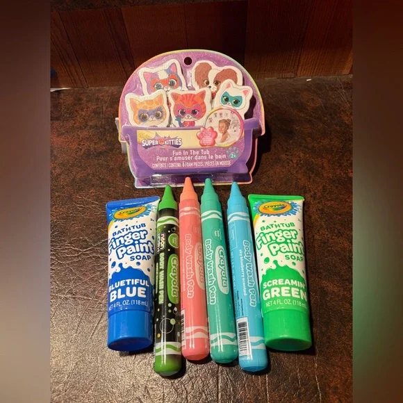 Kids Bath Time Fun Bundle – All New With Tags!