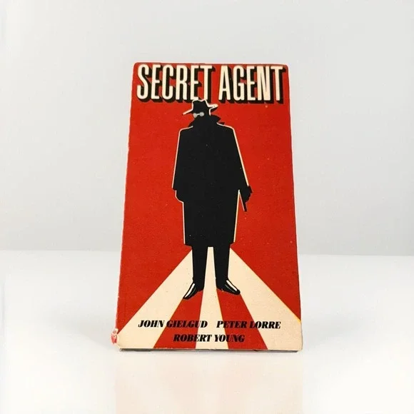 Inter Global Video Secret Agent VHS Movie N/A Red Good Alfred Hitchcock 1936