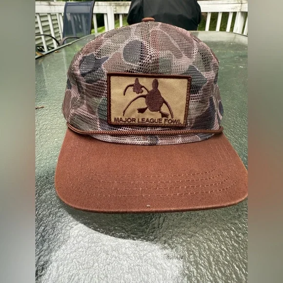 Major League Fowl Brown Camo Hat