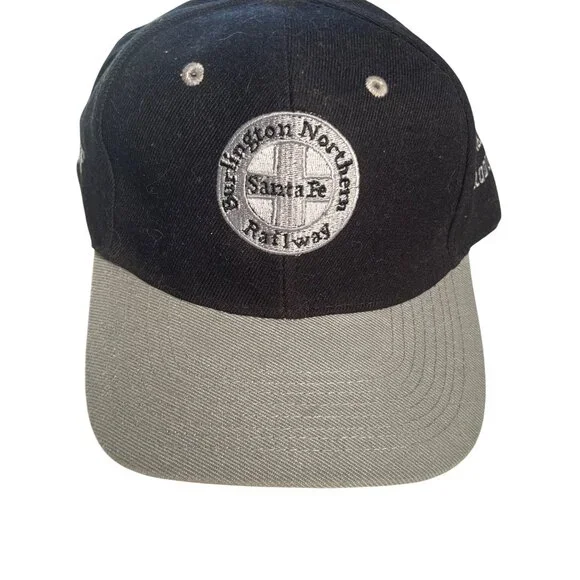 Burlington Northern Santa Fe Railway Hat Embroidered Adj Northern Cal