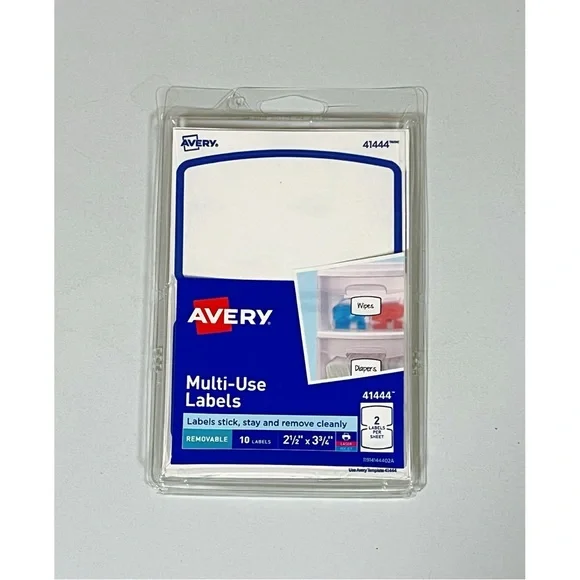 Avery White Multi-Use Sticker Labels NWT 📂✨ #nwt #office #sticker #stickers