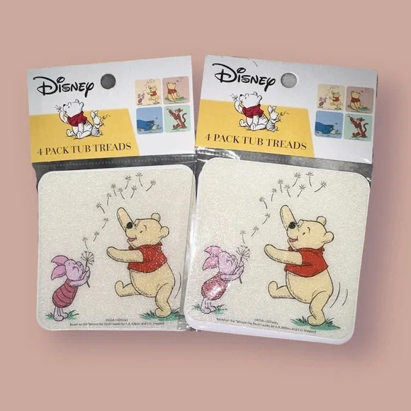 New Winnie The Pooh 8pc Tub Treads Set