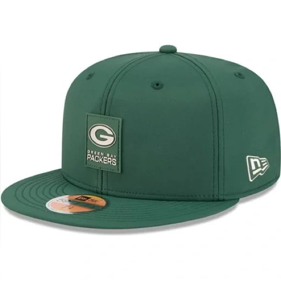 Green Bay Packers New Era 2025 Sideline 59FIFTY Fitted Hat - Green