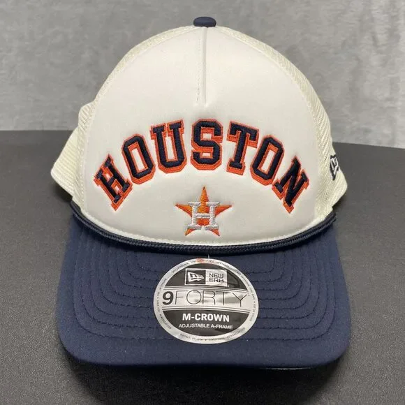 New Era Houston Astros MLB 9Forty M-Crown Snapback Rope Hat