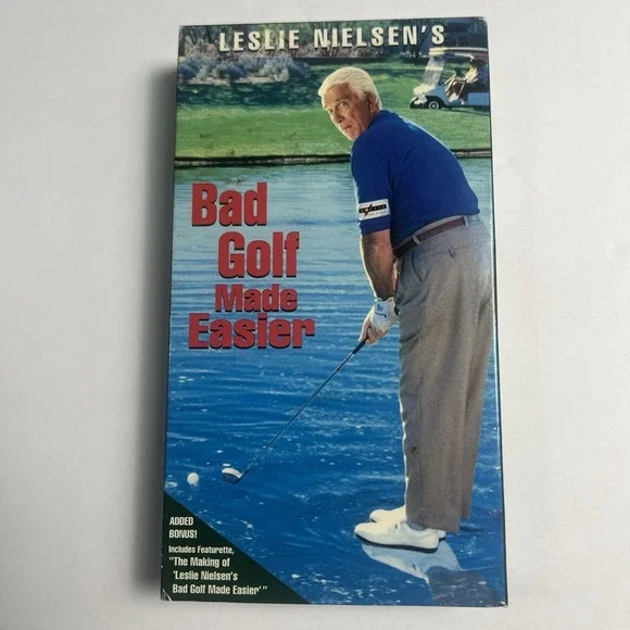 Bad Golf Made Easier VHS Video 1993 Leslie Nielsen Comedy