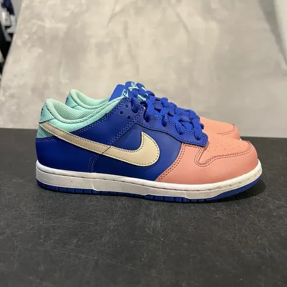 Nike Dunk Low Shoes Youth Size 3Y Salmon Toe DZ2874-400 Sneakers
