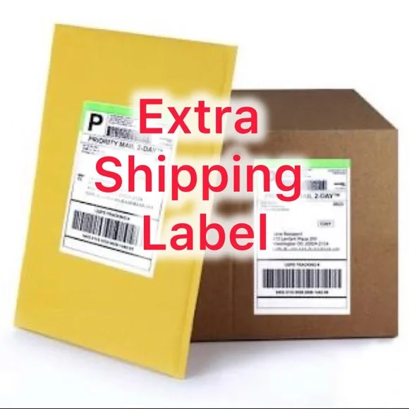 Extra shipping label