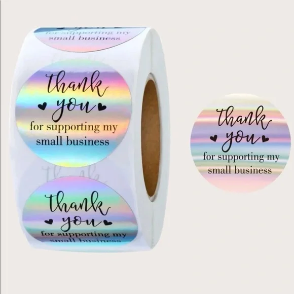 Thank you stickers