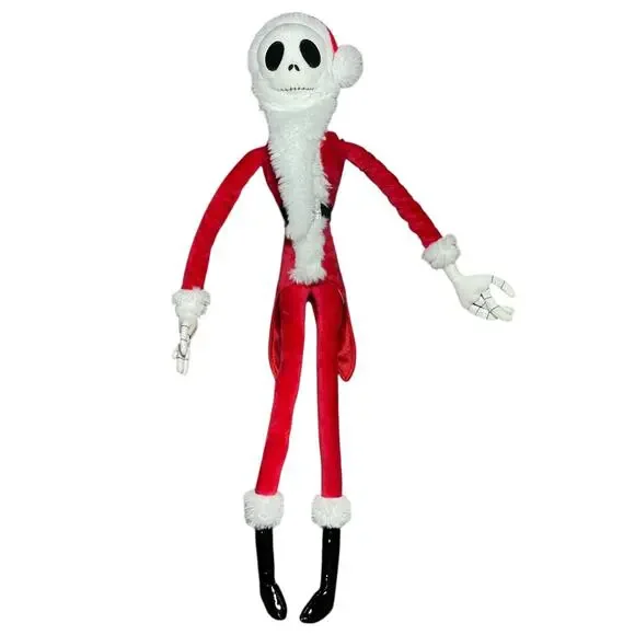 Disney Nightmare Before Xmas Jack Skellington Sandy Claws Plush 28