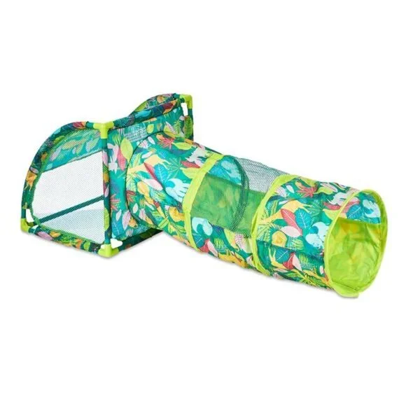 Portable Jungle Party Cove & Cat Tunnel Multicolored, O/S