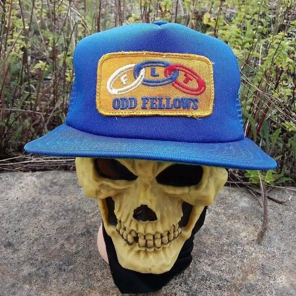 Deadstock New Era FLT Odd Fellows Patch Snap Trucker Hat Cap