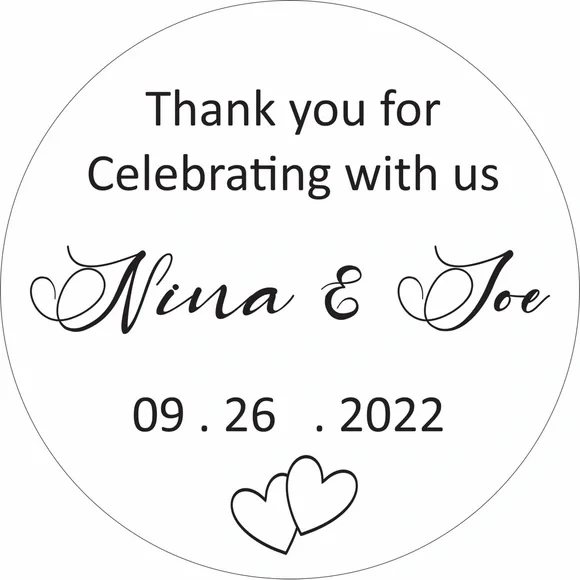 Personalized Round Circle Label
