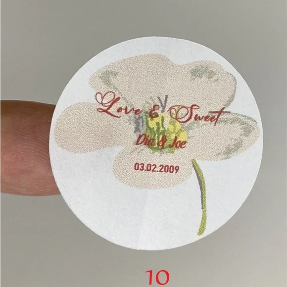 Love & Sweet stickers waterproof