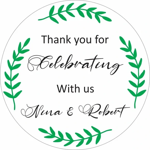 Personalized Round Circle Label