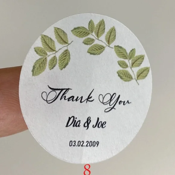Thank you stickers waterproof