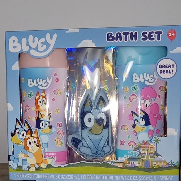 Bluey Bath Set for Kids
