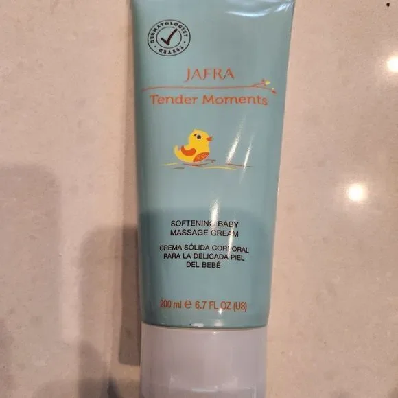 JAFRA Tender Moments softening baby massage cream. 6.7oz. Brand new