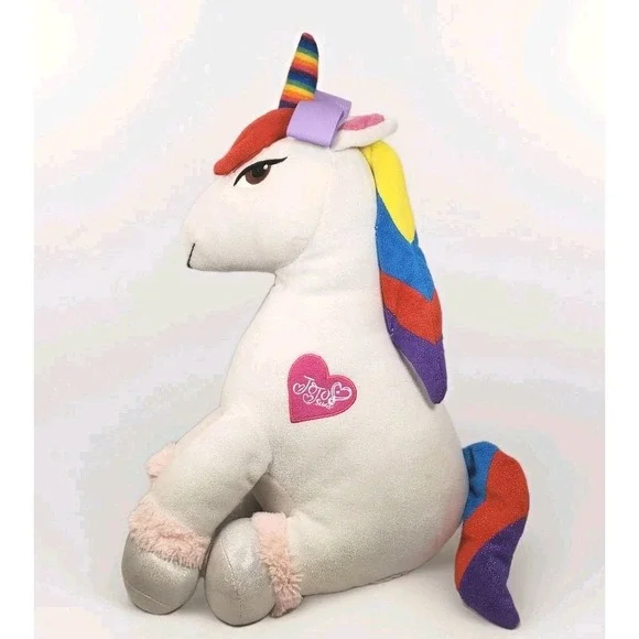 Plush White Rainbow Unicorn 20