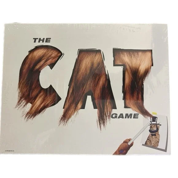 THE CAT GAME - Hair Raising Drawing Game - SpinMaster - FUN! Never Played READ