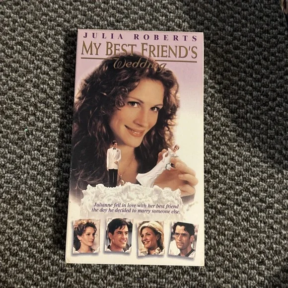 MY BEST FRIEND'S WEDDING VHS Tape, COMPLETE/TESTED SEE PHOTOS (VHS56)‎