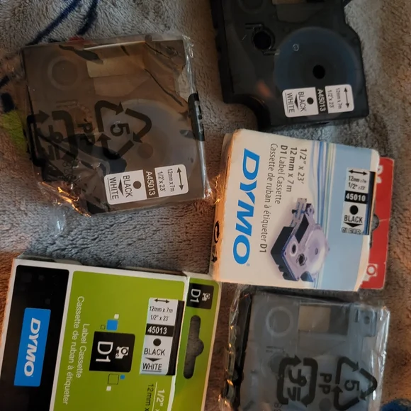Dymo lable maker tapes