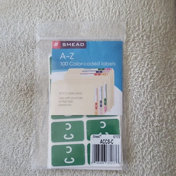 New Smead Color Labels 