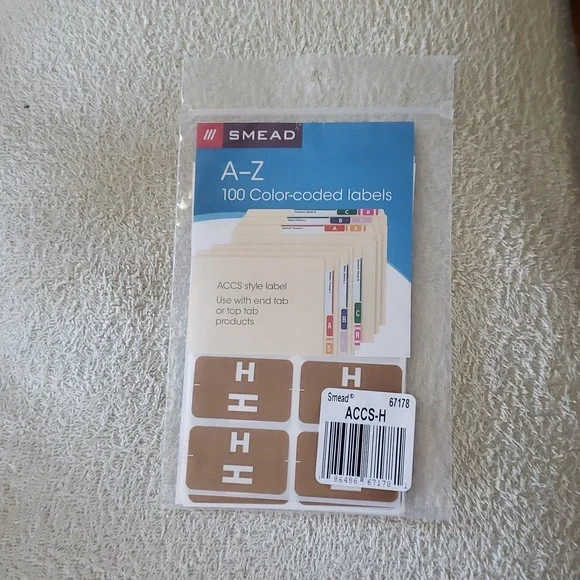 New Smead Color Labels 