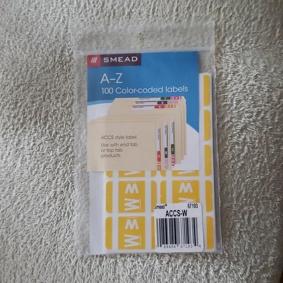 New Smead Color Labels 
