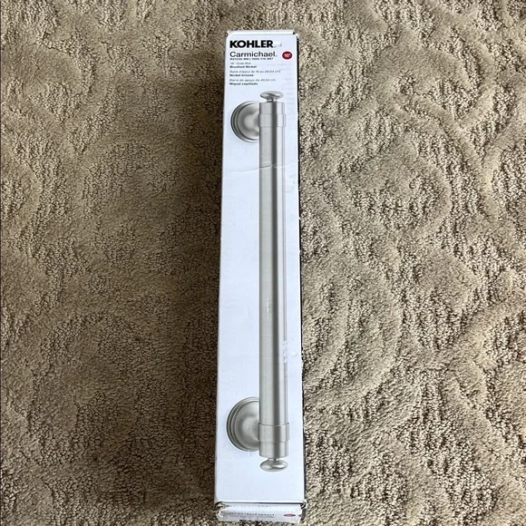 NIB Kohler Carmichael 16” Brushed Nickel Grab Bar