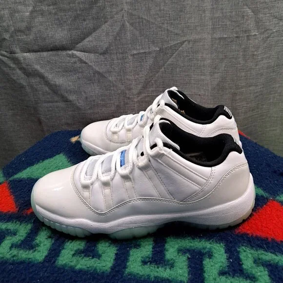%Nike Air Jordan 11 Retro Low Legend Blue Size 7Y / AJ14