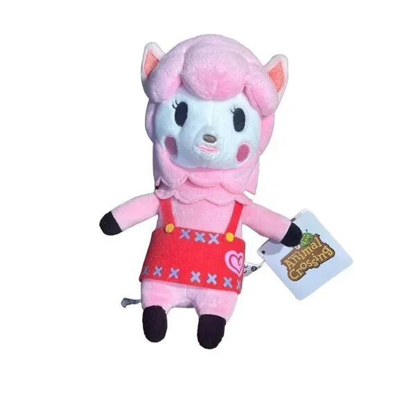 Nintendo Kid's Pink Animal Crossing Alpaca Lisa Reese Japan Toy Doll 10