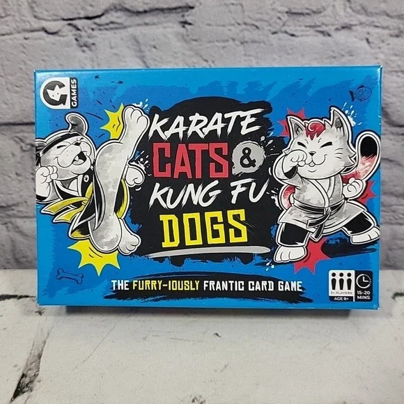 Karate Cats & Kung Fu Dogs Card Game Ginger Fox New