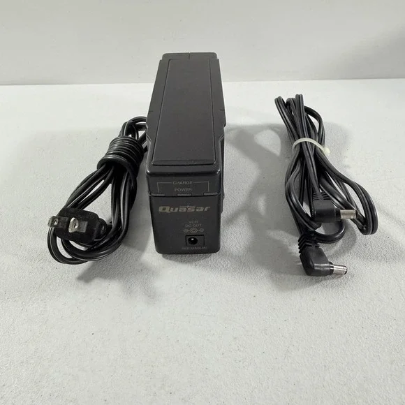 Quasar VA206 Dual Camcorder Battery Charger AC Adaptor Power Supply W/ Cable