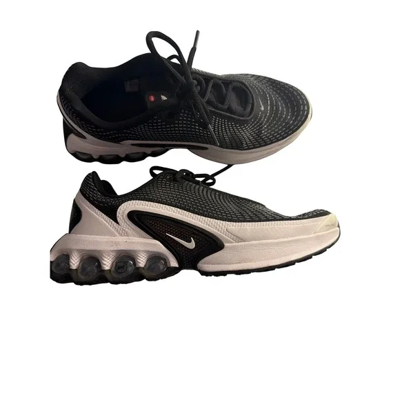 Nike Air Max Dn GS Black White Kids Running Shoes FB8987-001 Size 6Y