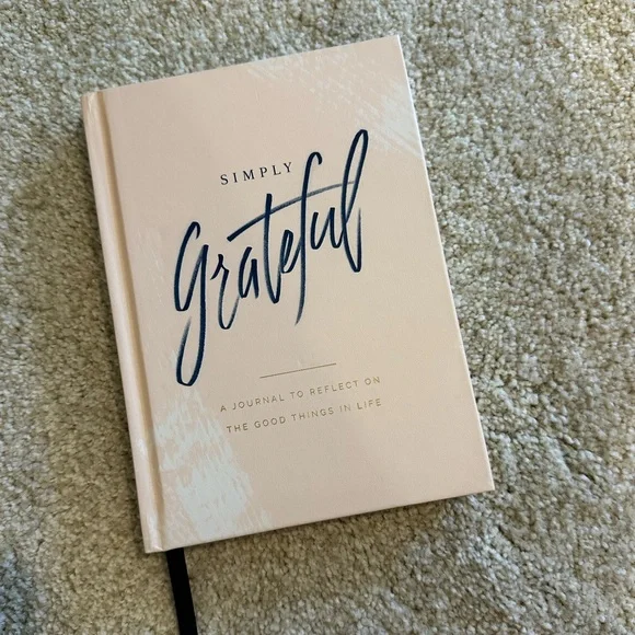 Simply Grateful Journal in Cream