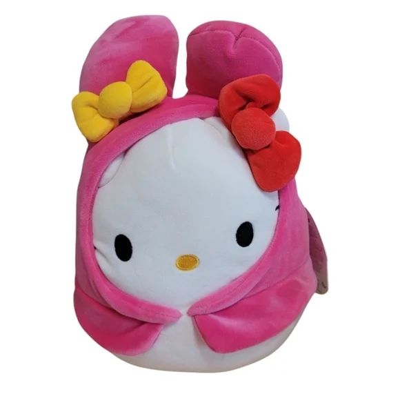 New 2024 Squishmallow Hello Kitty Sanrio Pink & Yellow Bow My Melody 12 inch