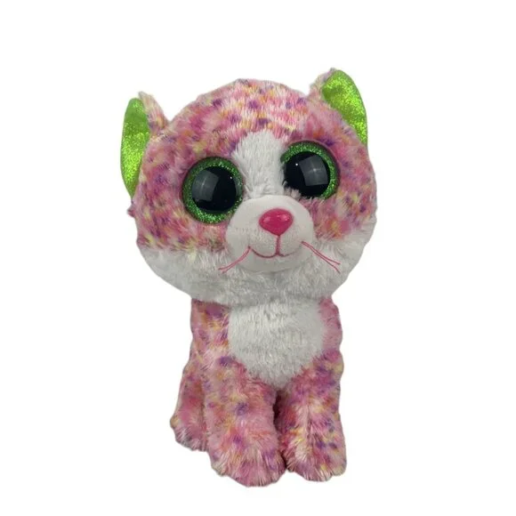 Ty Tysilk Sophie Pink Kitty Cat 9