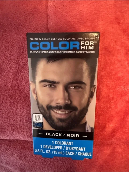 Brush-In Color Gel for Men — Black