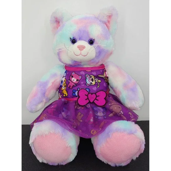 Build A Bear Workshop Pastel Swirl Kitty 14