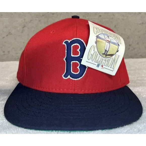 Vintage NWT Boston Red Sox Cooperstown Collection American Needle Fitted Hat 7 ⅜