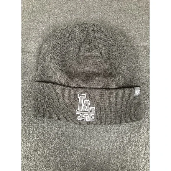 47' Los Angeles Dodgers Beanie Men's‎ One Size Black Baseball MLB Winter Outdoor