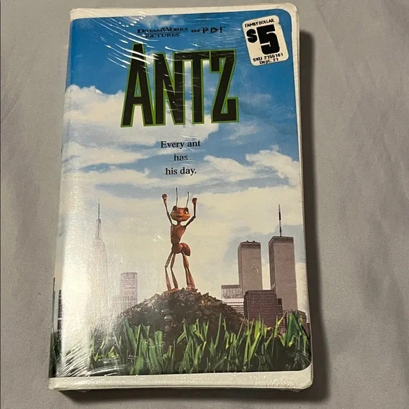 Antz VHS Tape NEW in packaging.